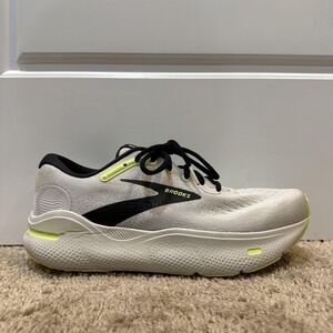 Brooks Ghost Max Shoes Mens Size 9.5 White Neutral Cushion Running 1104061D071